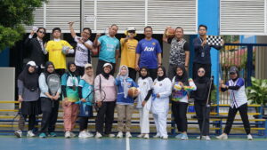 Potret peserta dalam balutan pakaian atlet di hari terakhir RKTT